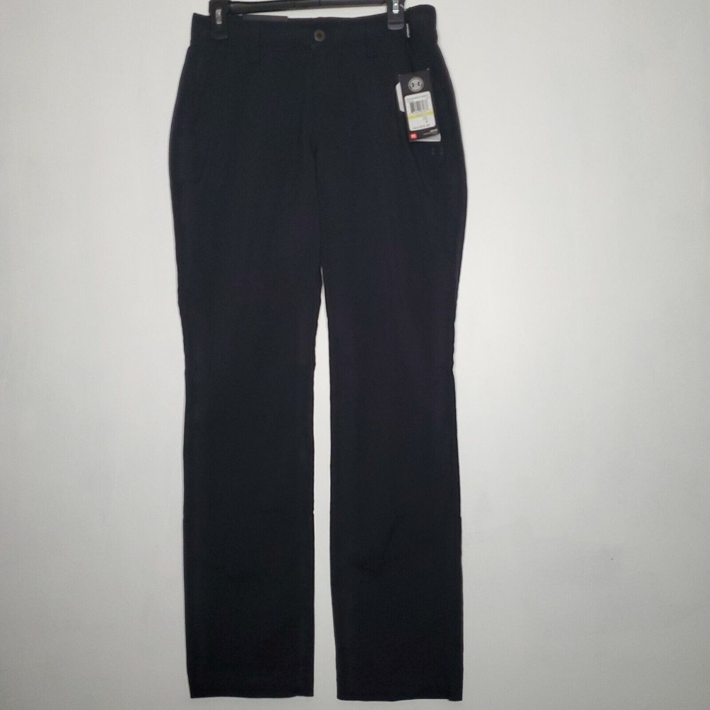 Under Armour Men's Golf Pants Size 30x32 Loose Straight Fit Stretch Black NWT